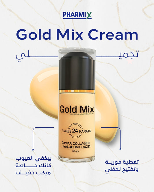 Gold Mix Cream 24 Karats Flakes