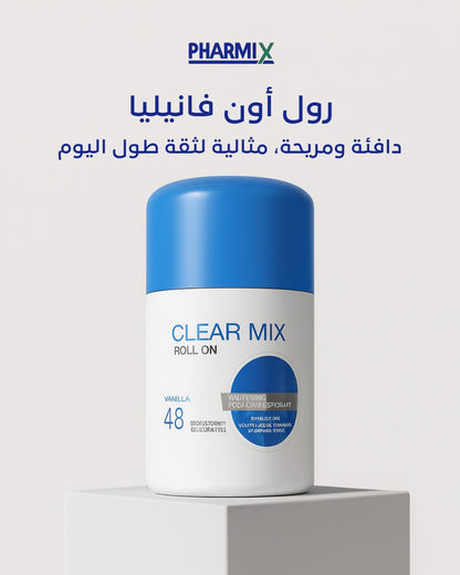 Clear Mix Roll On 50 ml (vanilla)
