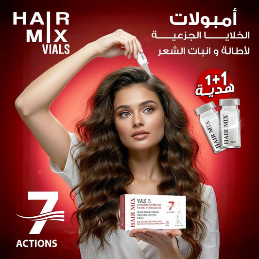Hair Mix vials (7 glass vials) (1 + 1) Free