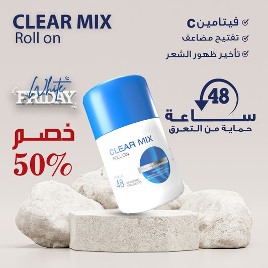Clear mix roll on 50 ml (vanilla)