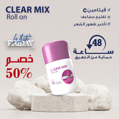 Clear mix roll on 50 ml(strawberry)